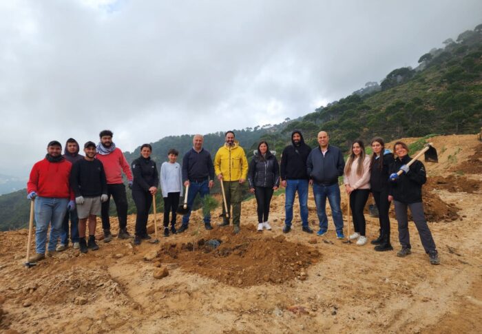 “بسكنتا بيتنا” وبلدية بسكنتا بالتعاون مع جمعية التحريج في لبنان يحوّلون مكبّ النفايات إلى واحة خضراء