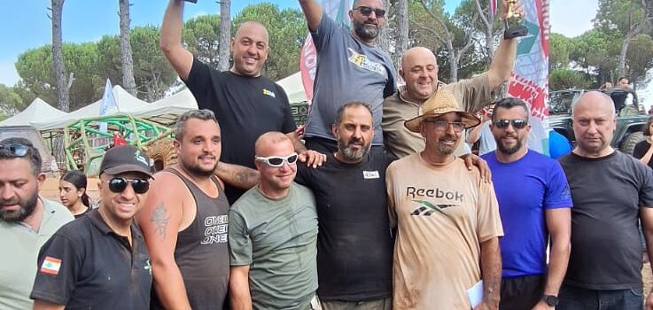 سباق الدفع الرباعي في بسكنتا برعاية البلدية واتحاد 4×4 في لبنان