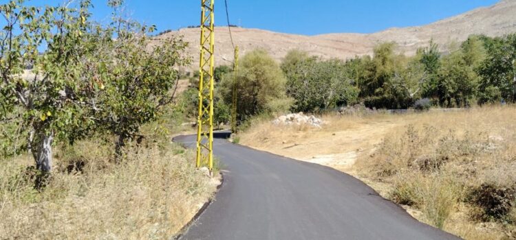 بمسعى من النائب رازي الحاج وبدعم من وزارة الأشغال العامة: مشروع تأهيل وتوسيع طريق داخلية حيوية في باكيش – بسكنتا