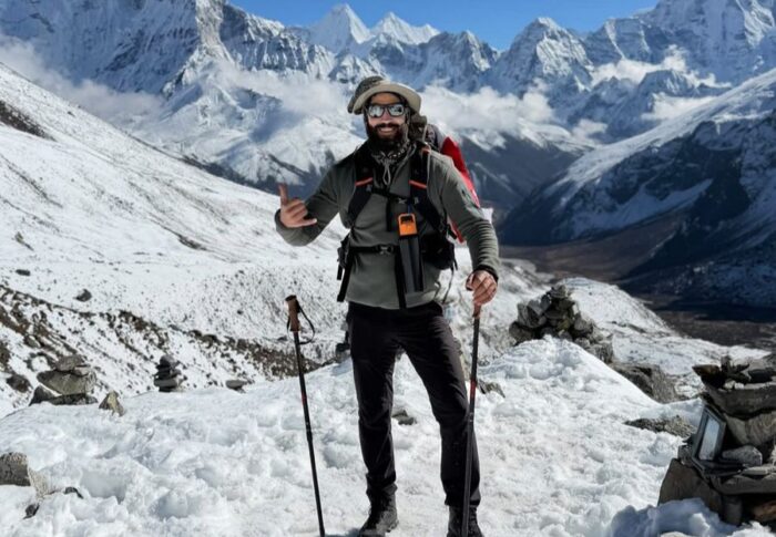 ابن بسكنتا رودي الياس مبارك ورحلة تسلق جبال الهملايا